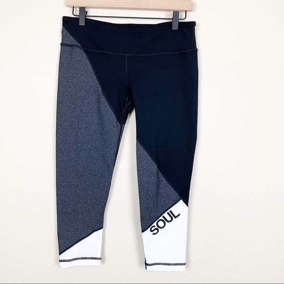soulcycle Pants - Soul Cycle Logo Capri Leggings Workout Yoga Spin